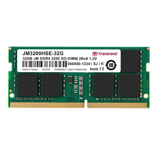 Памет Transcend 32GB JM DDR4 3200Mhz SO - DIMM 2Rx8