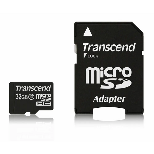 Памет Transcend 32GB microSDHC (with adapter Class 10)