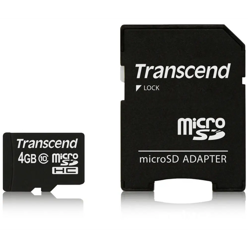 Памет Transcend 4GB microSDHC CARD (Class10)