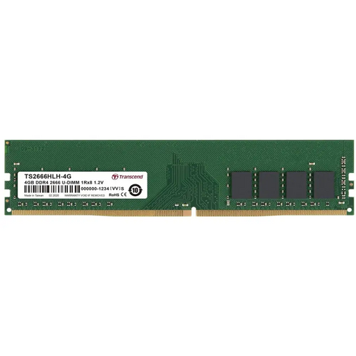 Памет Transcend 4GB TS DDR4 2666Mhz U - DIMM 1Rx8