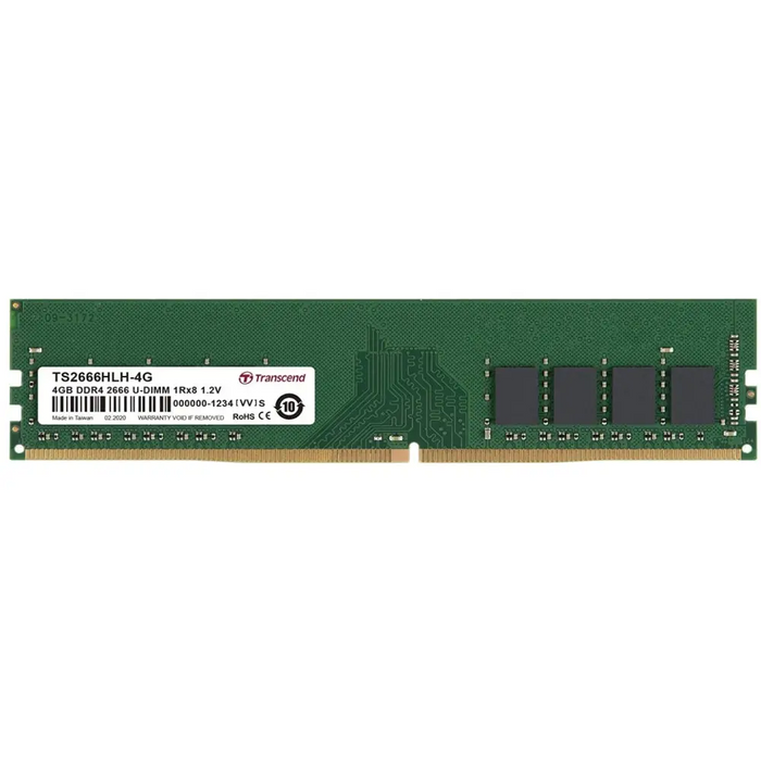 Памет Transcend 4GB TS DDR4 2666Mhz U - DIMM 1Rx8