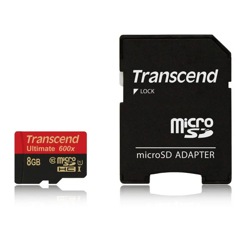 Памет Transcend 8GB microSDHC UHS - I (with adapter