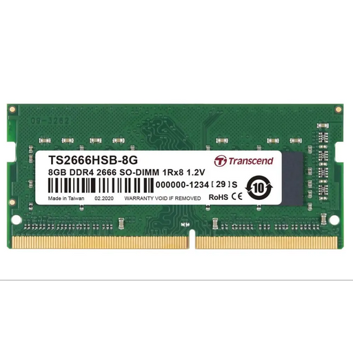Памет Transcend 8GB TS DDR4 2666Mhz SO - DIMM 1Rx8