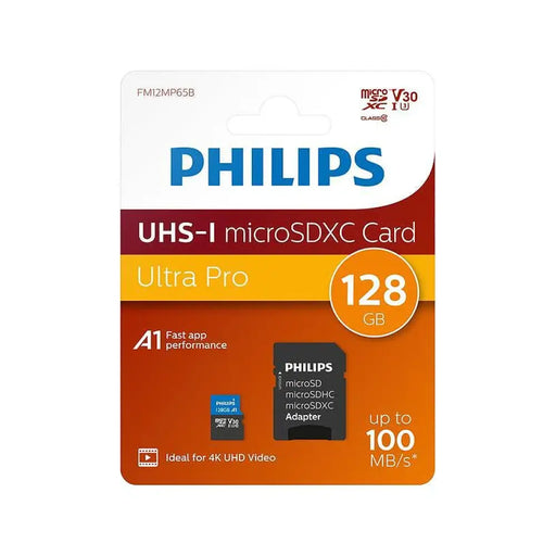 Памет USB Philips MicroSDHC 128GB Cl.10/U3