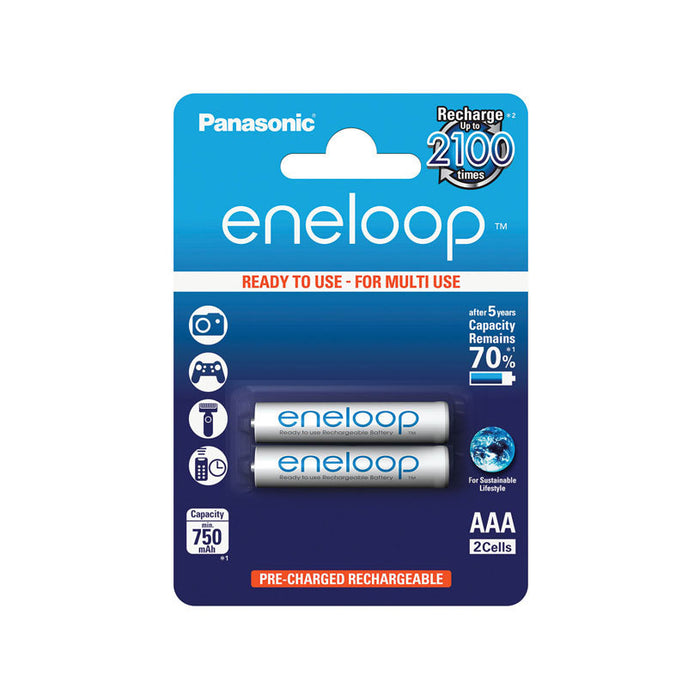 АКУМУЛАТОРНА БАТЕРИЯ AAA PANASONIC ENELOOP AAA 750mAh