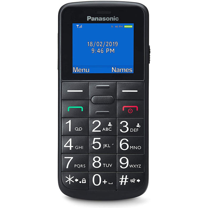 МОБИЛЕН ТЕЛЕФОН PANASONIC KX-TU110 BLACK 1.77 ", ЗАДНА КАМЕРА 0.80 MPx