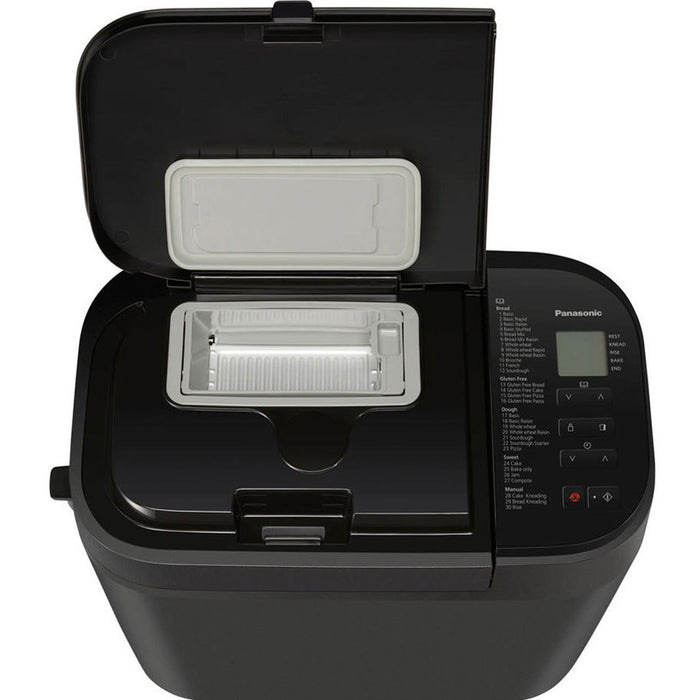 Хлебопекарна PANASONIC SD-R2530KXE 550 W, ЧЕРЕН, БРОЙ ПРОГРАМИ 30