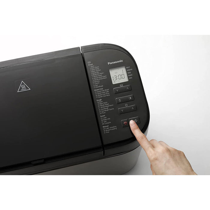 Хлебопекарна PANASONIC SD-YR2550SXE 550 W, СИВ/ЧЕРЕН, БРОЙ ПРОГРАМИ 31