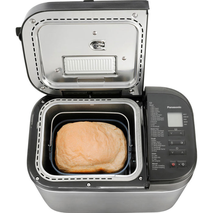 Хлебопекарна PANASONIC SD-YR2550SXE 550 W, СИВ/ЧЕРЕН, БРОЙ ПРОГРАМИ 31