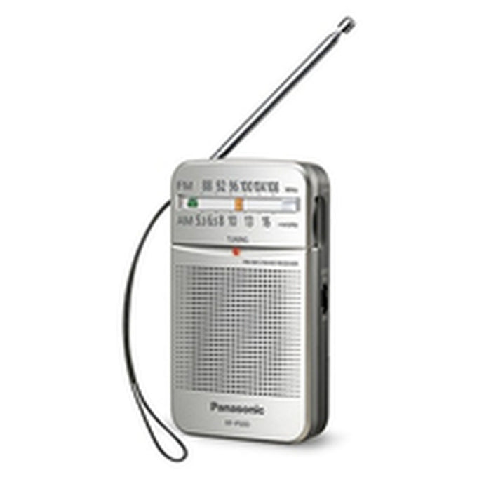 Радио-транзистор Panasonic RF-P50DEG-S Червен Сребрист
