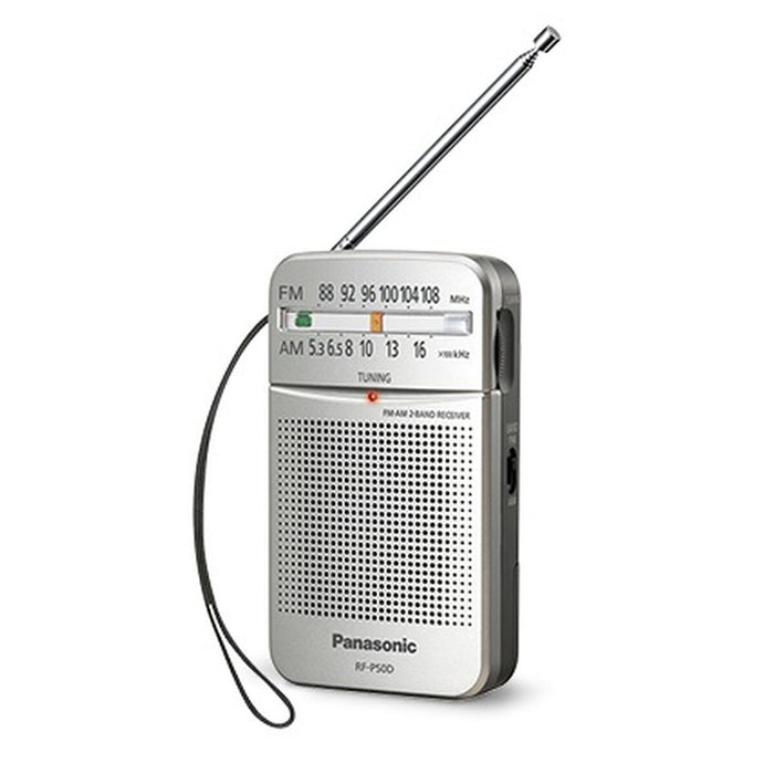 Радио-транзистор Panasonic RF-P50DEG-S Червен Сребрист