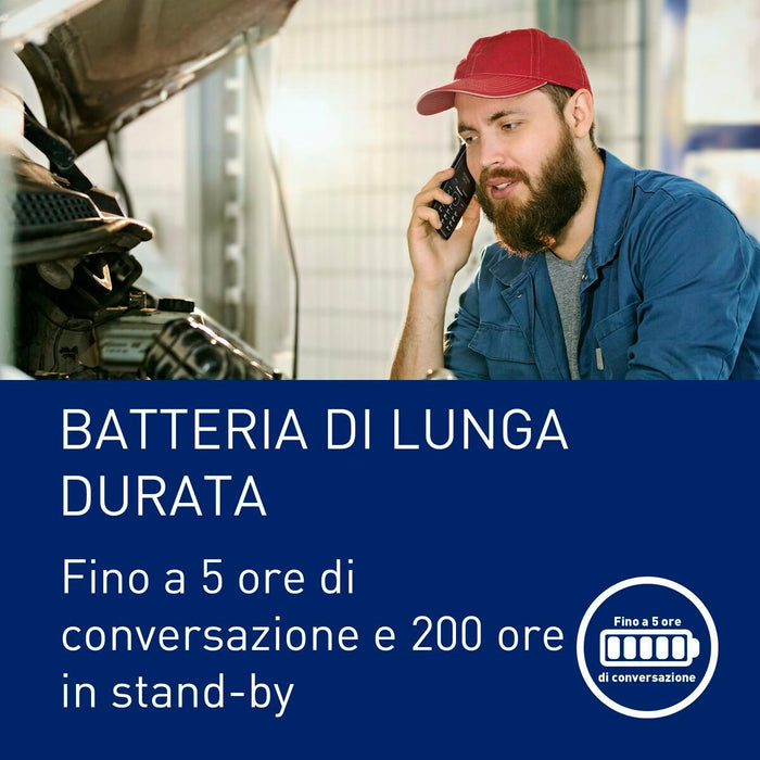 Мобилен телефон за по-възрастни хора Panasonic KX-TF400EXB