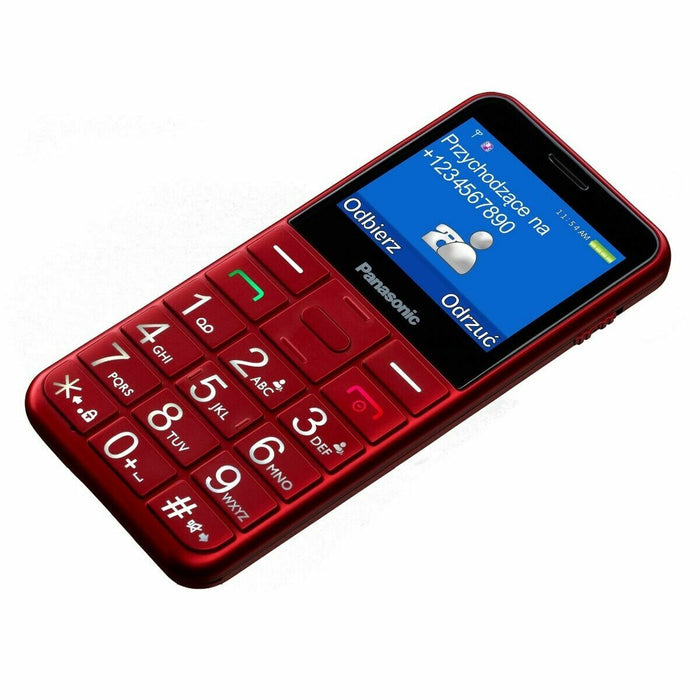 Мобилен телефон за по-възрастни хора Panasonic KX-TU155EXRN 2,4"