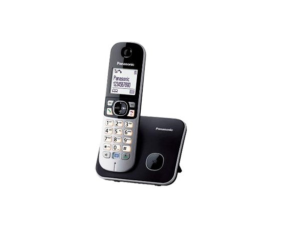 Panasonic | Безжичен | KX-TG6811FXB | Вграден дисплей | ID на обаждащия се | Черно | Конферентен разговор | Капацитет на телефонния указател 120 записа | Високоговорител | Безжична връзка