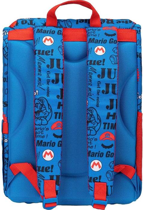 Ученическа раница Panini Super Mario - Blue Standart, 2 отделения