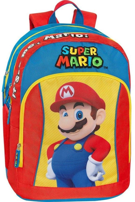 Ученическа раница Panini Super Mario - Red Standart, 2 отделения