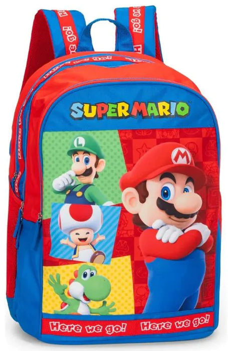 Ученическа раница Panini Super Mario - Red & Blue
