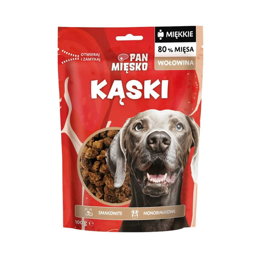 PAN MIĘSKO Телешки хапки - лакомство за куче - 100гр