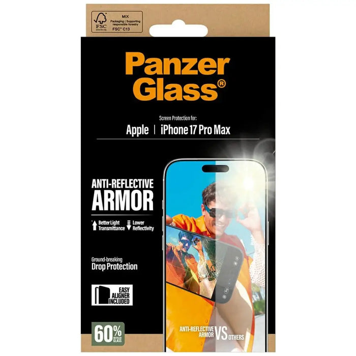 PanzerGlass Armor антирефлексно закалено стъкло EasyAligner