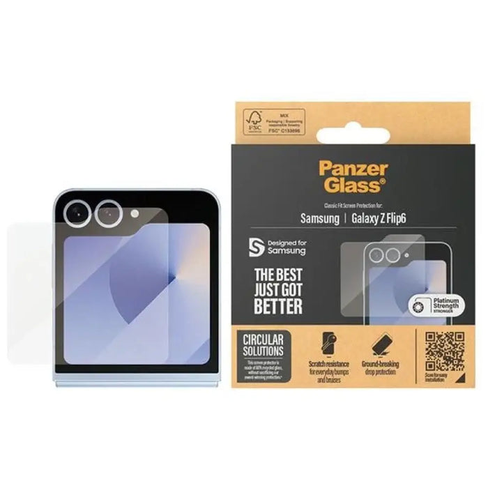 PanzerGlass Classic Fit стъкло на Samsung Galaxy Z Flip 6