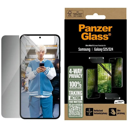 PanzerGlass Eco Matrix Ultra-Wide Fit Privacy Glass