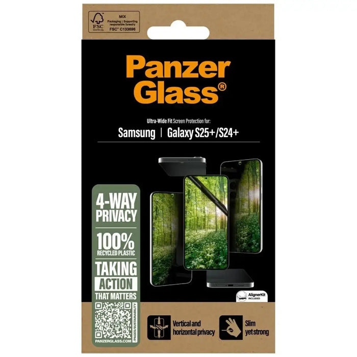 PanzerGlass Eco Matrix Ultra-Wide Fit Privacy Glass