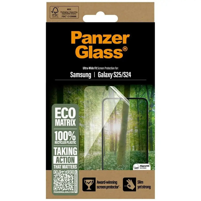 PanzerGlass Eco Matrix Ultra-Wide Fit Tempered Glass