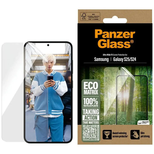 PanzerGlass Eco Matrix Ultra-Wide Fit Tempered Glass