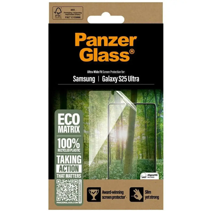 PanzerGlass Eco Matrix Ultra-Wide Fit Tempered Glass