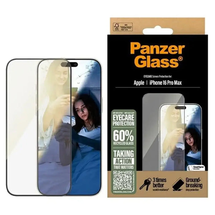 PanzerGlass EyeCare Screen Protector iPhone 16 Pro Max
