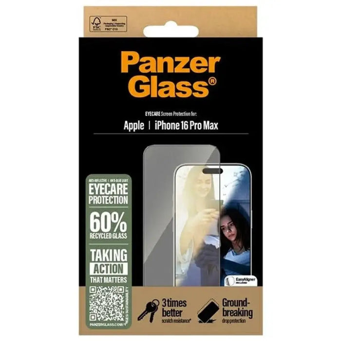 PanzerGlass EyeCare Screen Protector iPhone 16 Pro Max