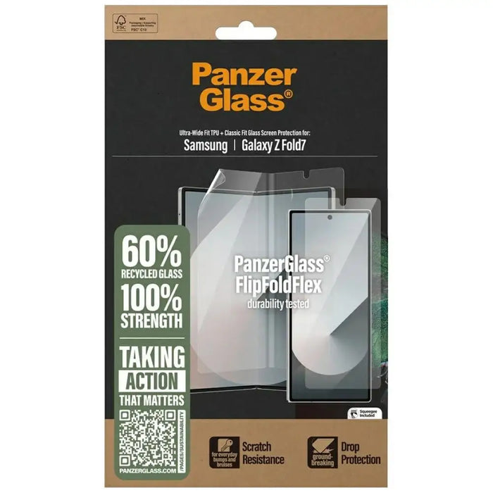 PanzerGlass FlipFoldFlex Защитен комплект 2 в 1 Classic Fit