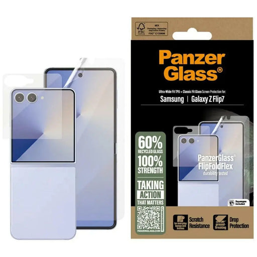 PanzerGlass FlipFoldFlex Защитен комплект 2-в-1 Classic Fit