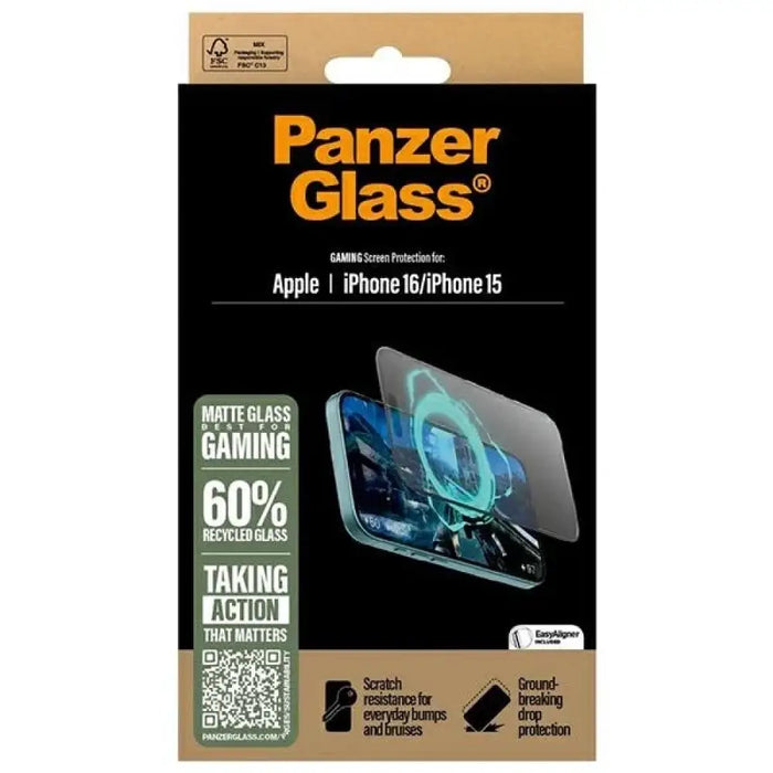 PanzerGlass Gaming Screen Protector iPhone 16 6.1’’