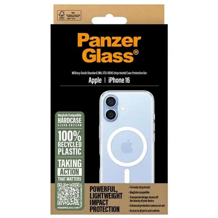 PanzerGlass HardCase iPhone 16 6.1’’ бял MagSafe 1291