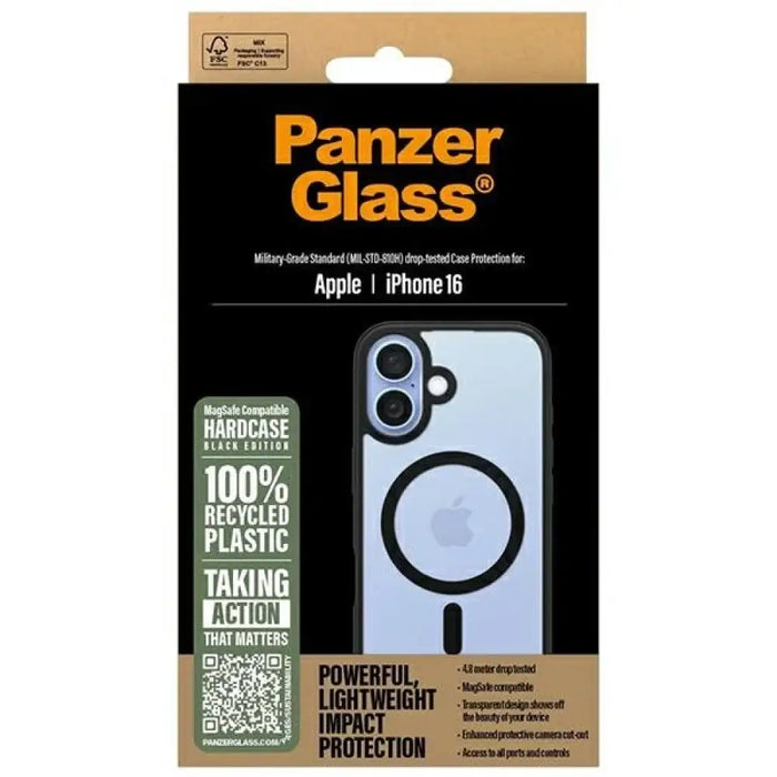 PanzerGlass HardCase iPhone 16 6.1’’ черен/черен MagSafe