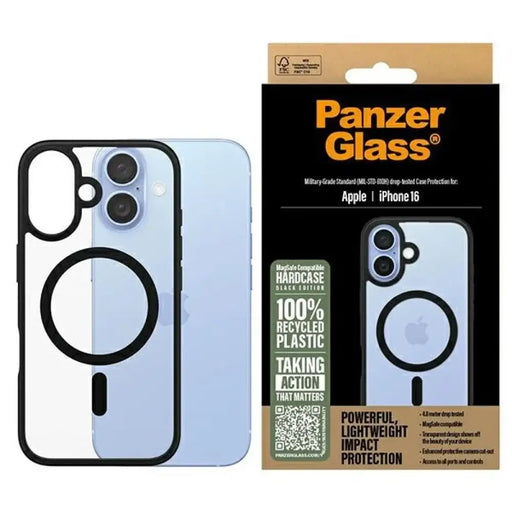PanzerGlass HardCase iPhone 16 6.1’’ черен/черен MagSafe