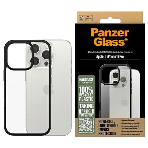 PanzerGlass HardCase iPhone 16 Pro 6.3’’ черен/черен 1296