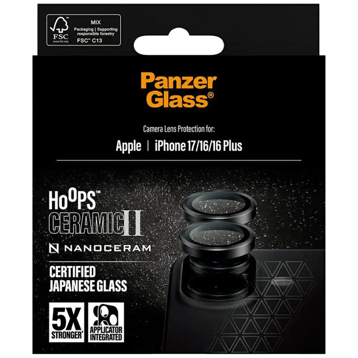 PanzerGlass Hoops Ceramic II Tempered Glass Lens Screen