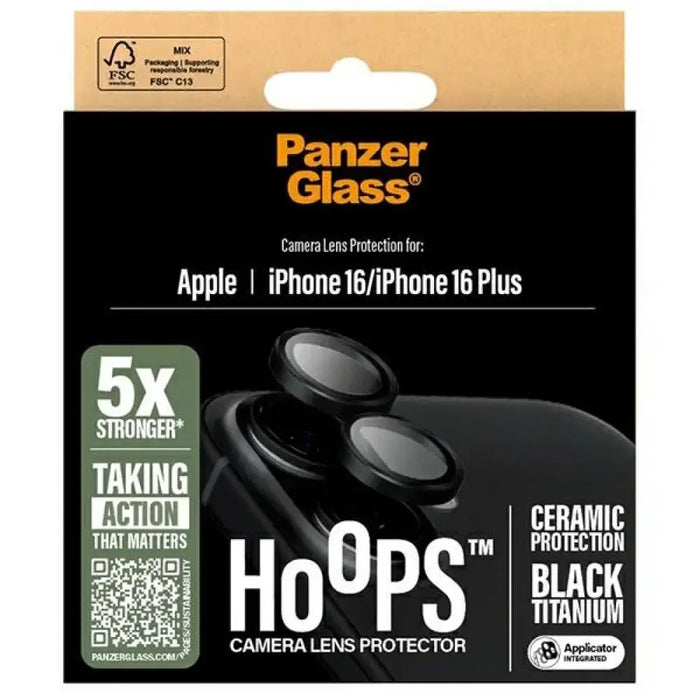 PanzerGlass Hoops керамичен протектор за лещи iPhone 16