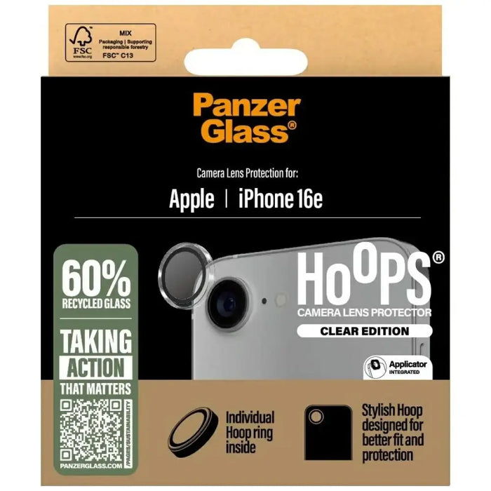 PanzerGlass Hoops протектор за обектив за iPhone 16e