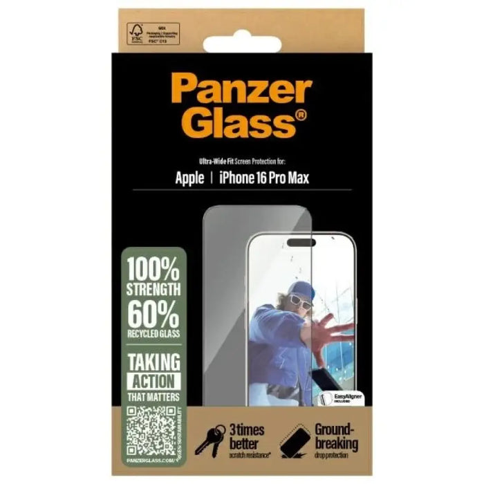 PanzerGlass Screen Protector iPhone 16 Pro Max 6.9’’