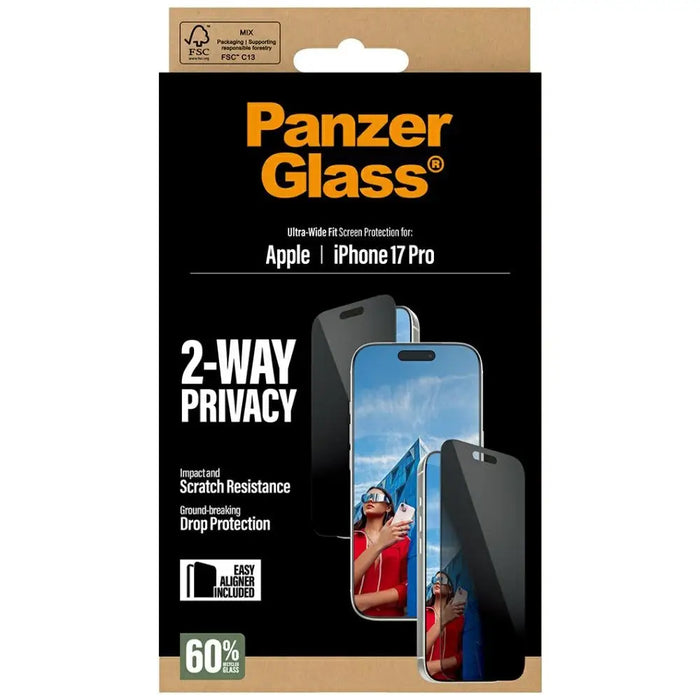 PanzerGlass Ultra-Wide Fit EasyAligner Privacy Glass
