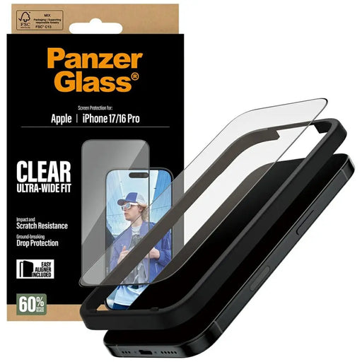 PanzerGlass Ultra-Wide Fit EasyAligner Tempered Glass