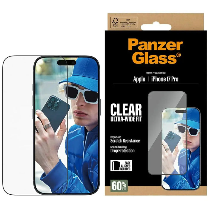 PanzerGlass Ultra-Wide Fit EasyAligner Tempered Glass