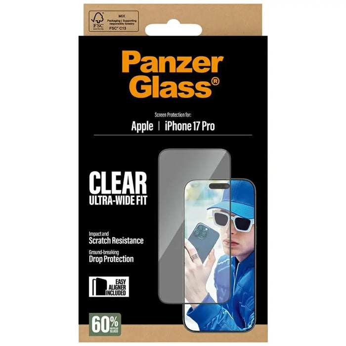 PanzerGlass Ultra-Wide Fit EasyAligner Tempered Glass