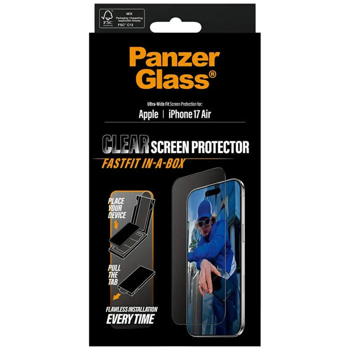 PanzerGlass Ultra-Wide Fit Fastfit закалено стъкло