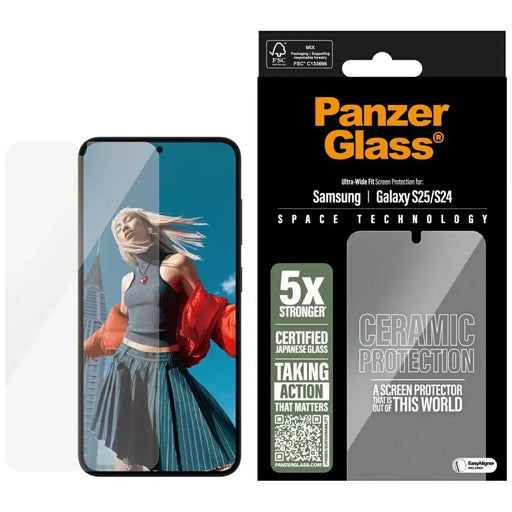PanzerGlass Ultra-Wide Fit керамично стъкло за Samsung
