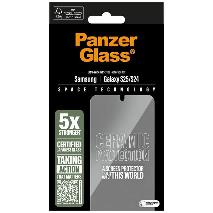 PanzerGlass Ultra-Wide Fit керамично стъкло за Samsung
