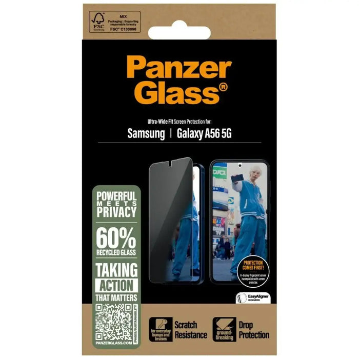 PanzerGlass Ultra-Wide Fit Privacy Glass за Samsung Galaxy